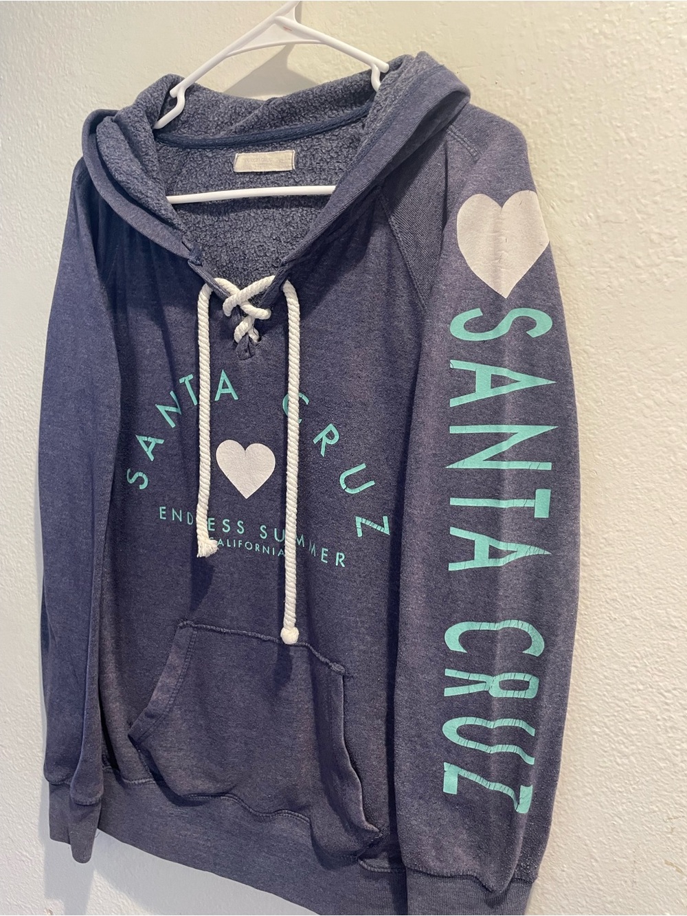 πOcean Drive Santa Cruz Endless Summer Lace Up Hoodie XL πββοΈ π©΅ - Picture 3 of 13